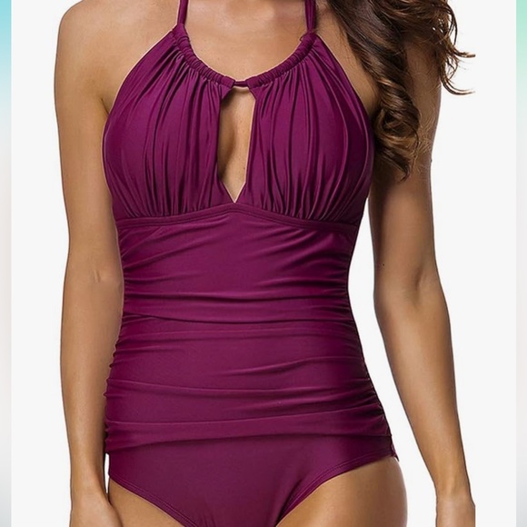 Other - One Piece Halter Tummy Control Swimsuit